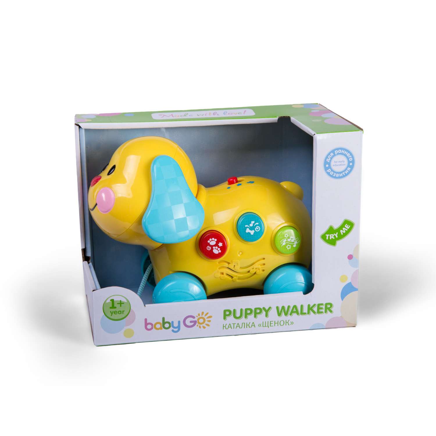 Игрушка BabyGo каталка Щенок - фото 6