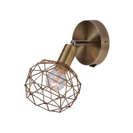 Настенный светильник ESCADA Escada 1128/1A E14*40W Antique brass
