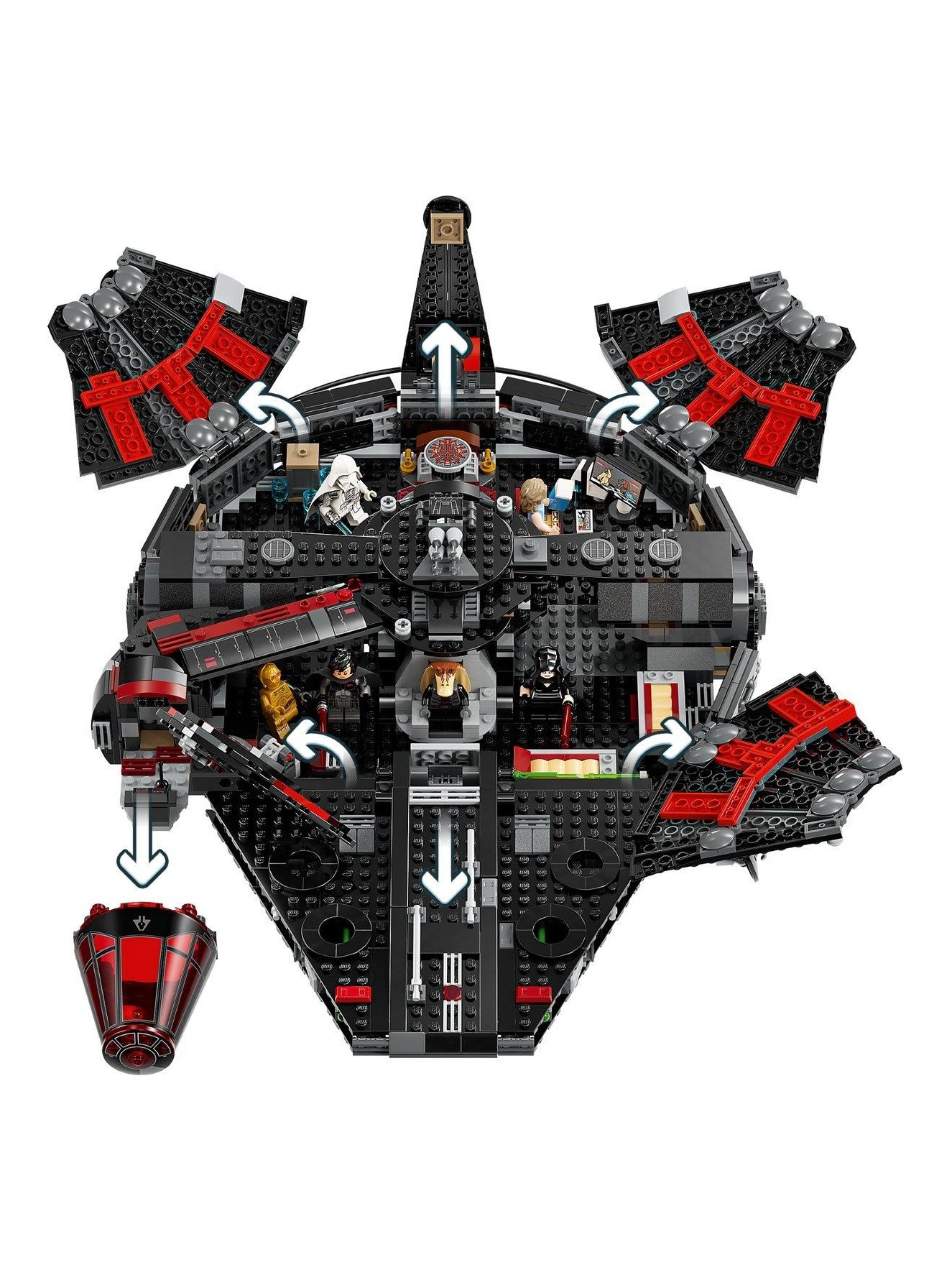 Конструктор LEGO Star Wars Темный сокол 1579 дет. - фото 13