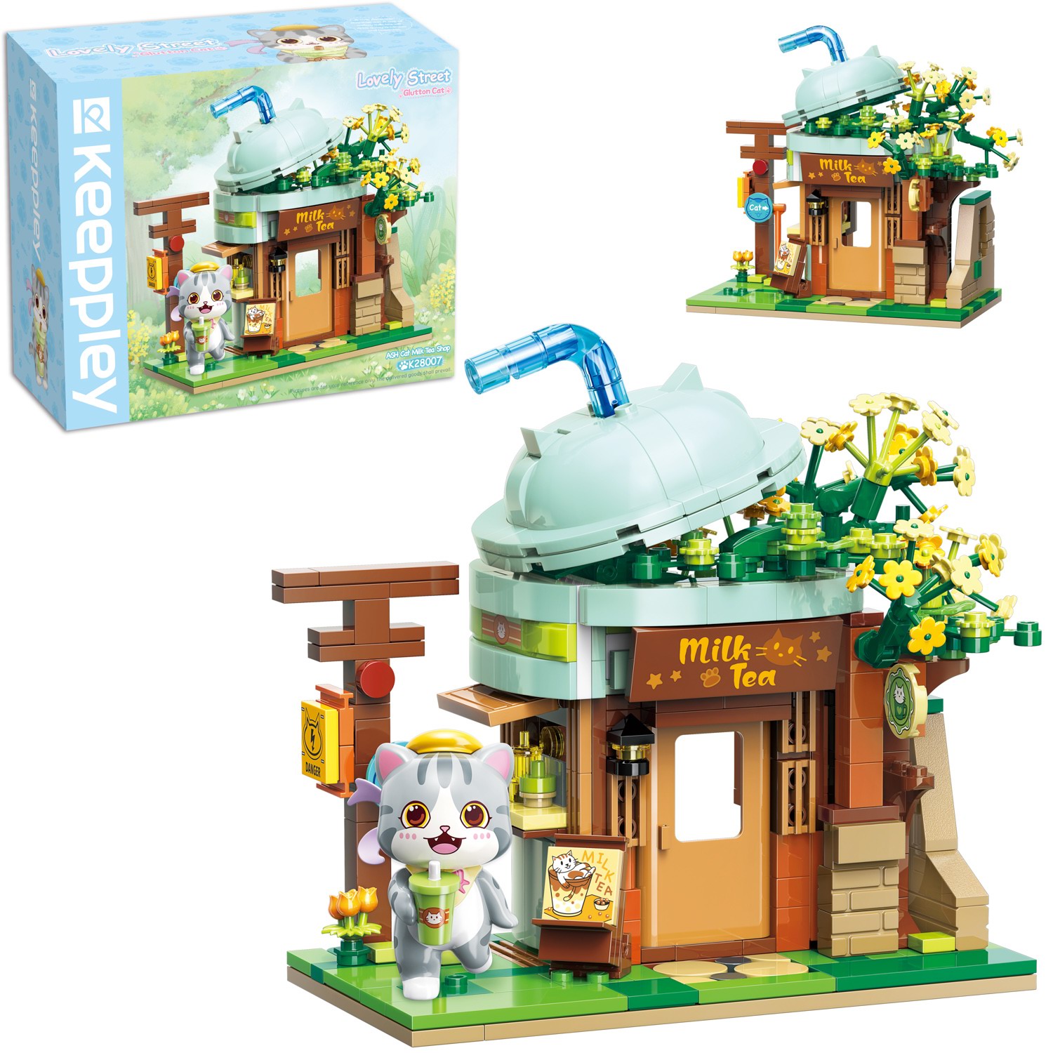 Конструктор Junfa Lovely Street Магазин напитков сборная игровая модель - фото 2