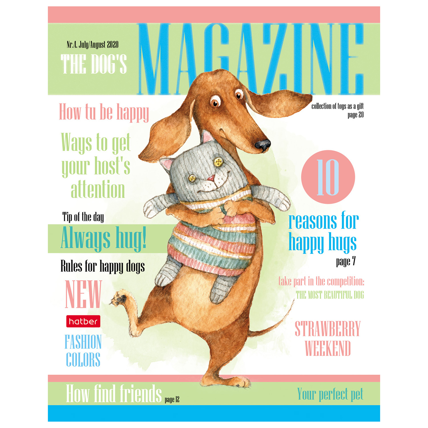 Общая тетрадь Hatber клетка 40 лист. в ассортименте - фото 2