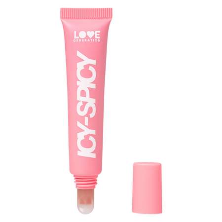 Блеск-плампер для губ Love Generation Icy-spicy глянцевый с эффектом увеличения объема губ тон 06 бежевый 7мл