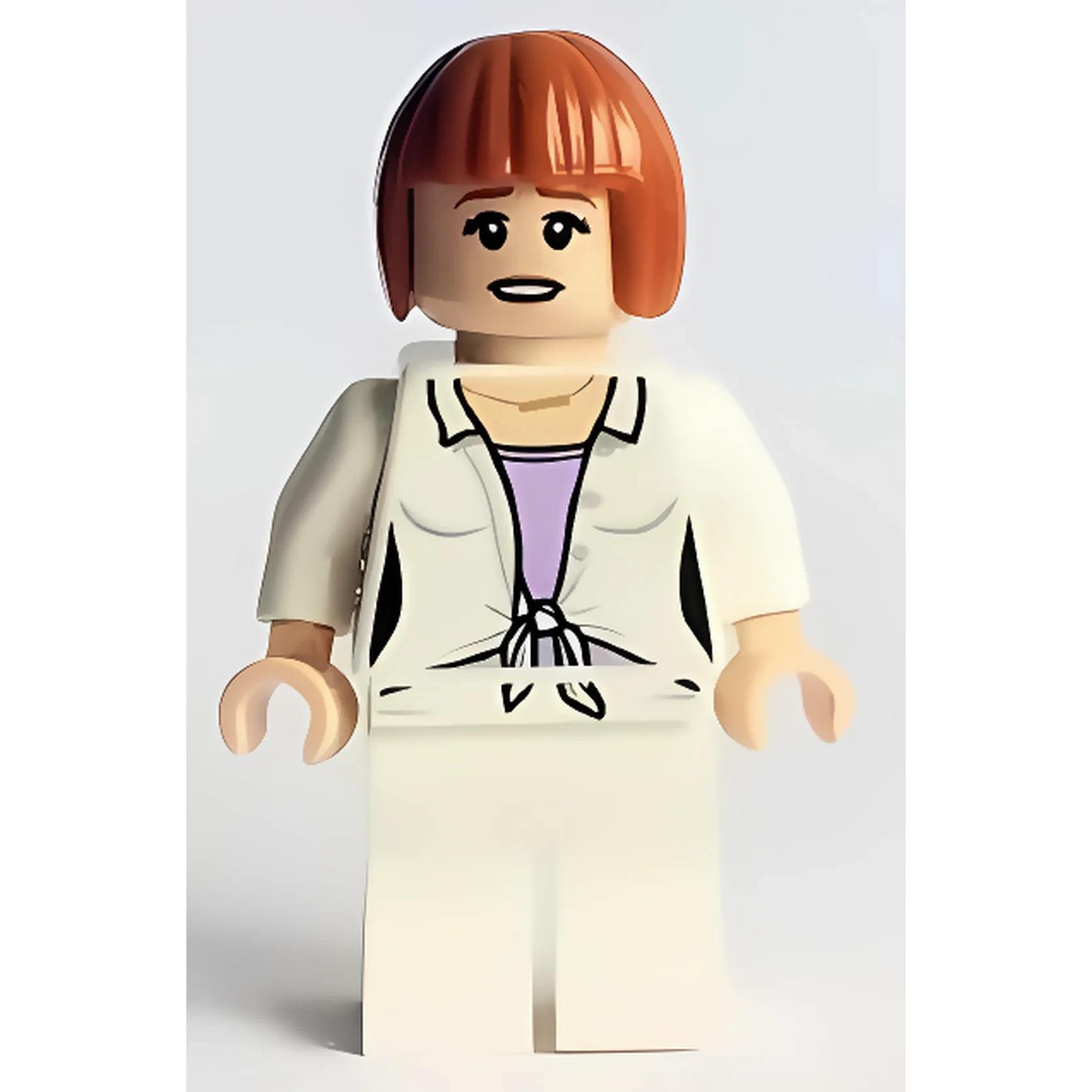 Изображение товара LEGO Jurassic World Минифигурка Claire Dearing White Shirt Open — коллекционный аксессуар Изображение товара LEGO Jurassic World Минифигурка Claire Dearing White Shirt Open — коллекционный аксессуар