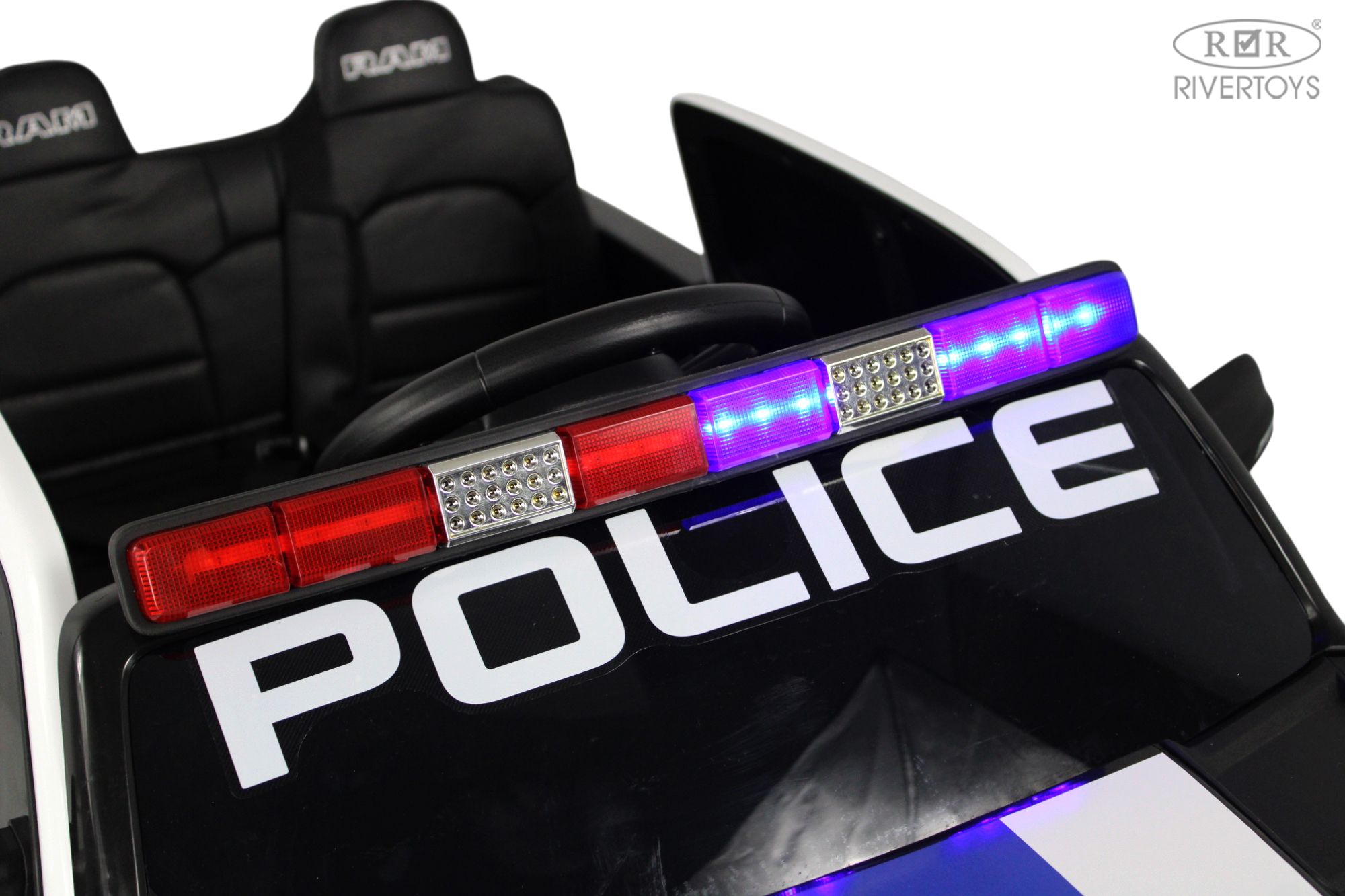 Электромобиль RIVERTOYS O111OO-RAM-BLACK С пультом ДУ - фото 4