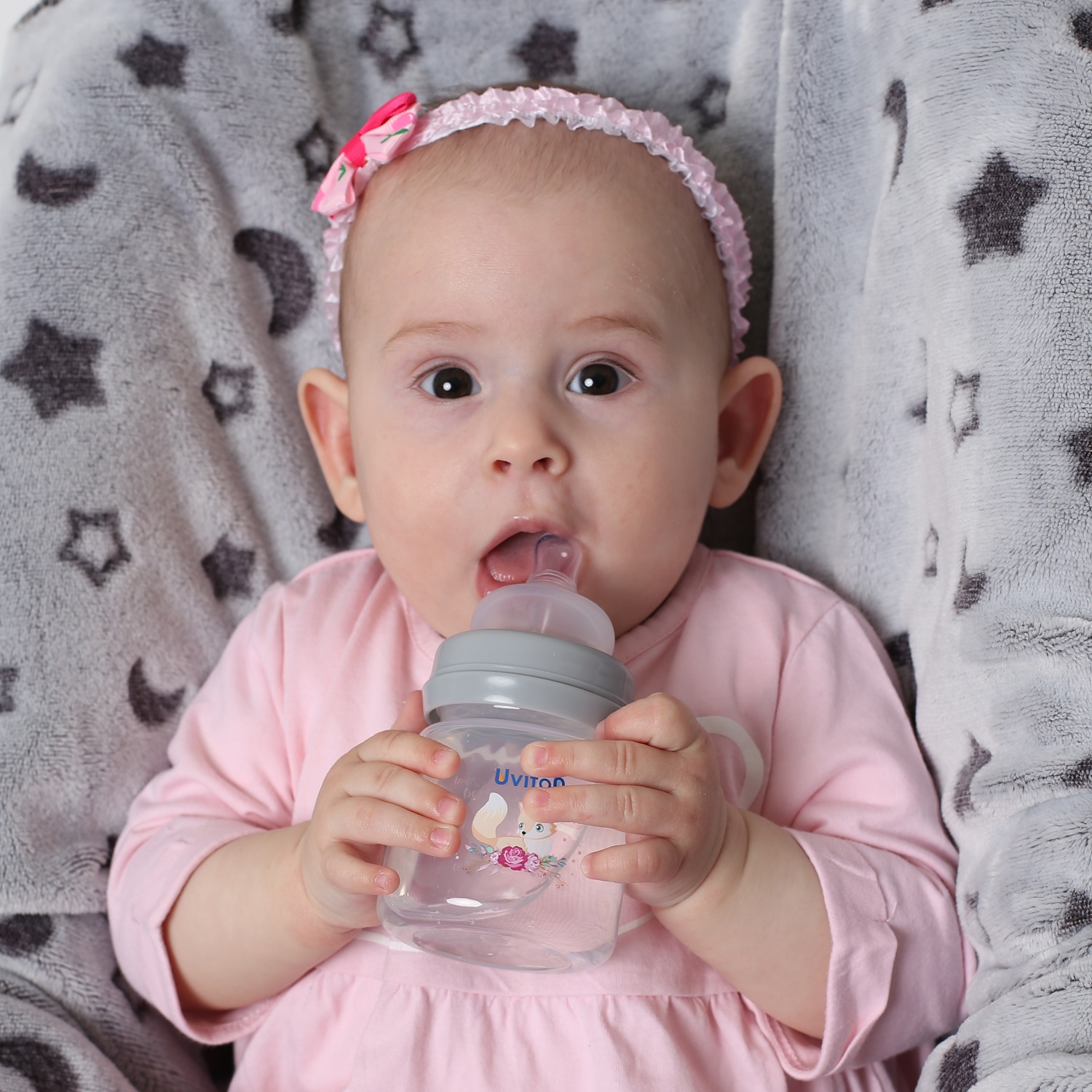 Бутылочка Uviton Anti-Colic 125 мл в ассортименте - фото 15