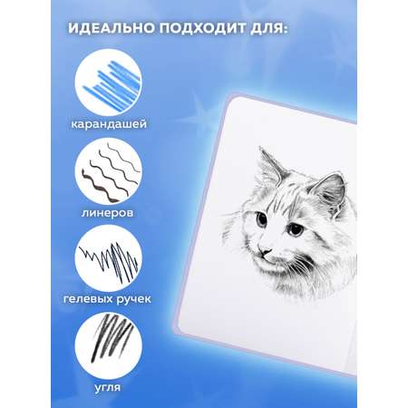 Скетчбук Funster А5 80 лист.
