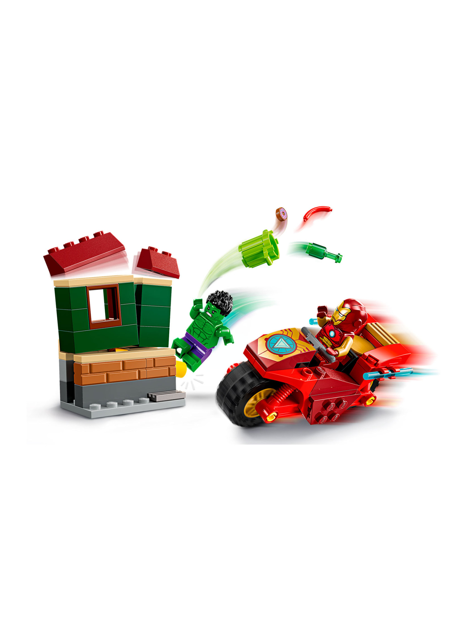 Конструктор LEGO Marvel Super Heroes Железный человек и Халк 68 дет. - фото 3