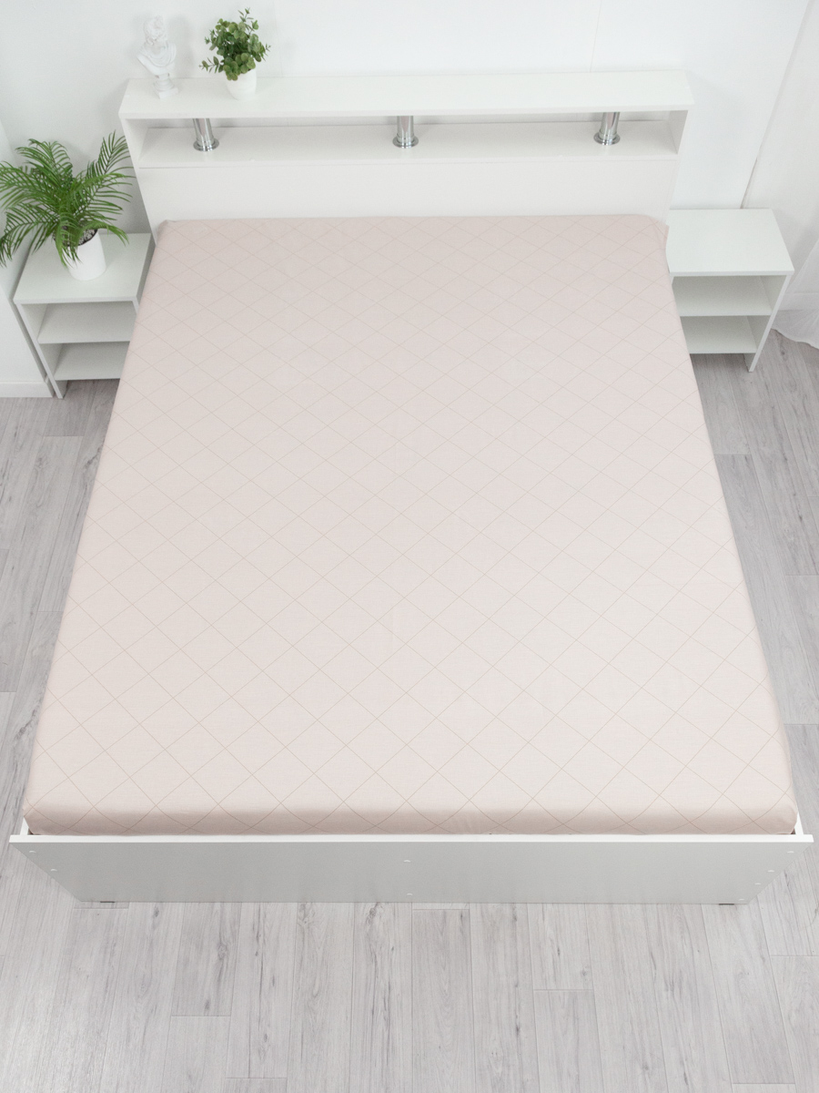 Простыня Wellness Анжелика 140 x 200 см на резинке 1 шт. - фото 1