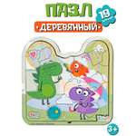 Пазл KiddieArt Водные процедуры Завров деревянный