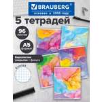 Общая тетрадь Brauberg клетка 96 лист. 5 шт.