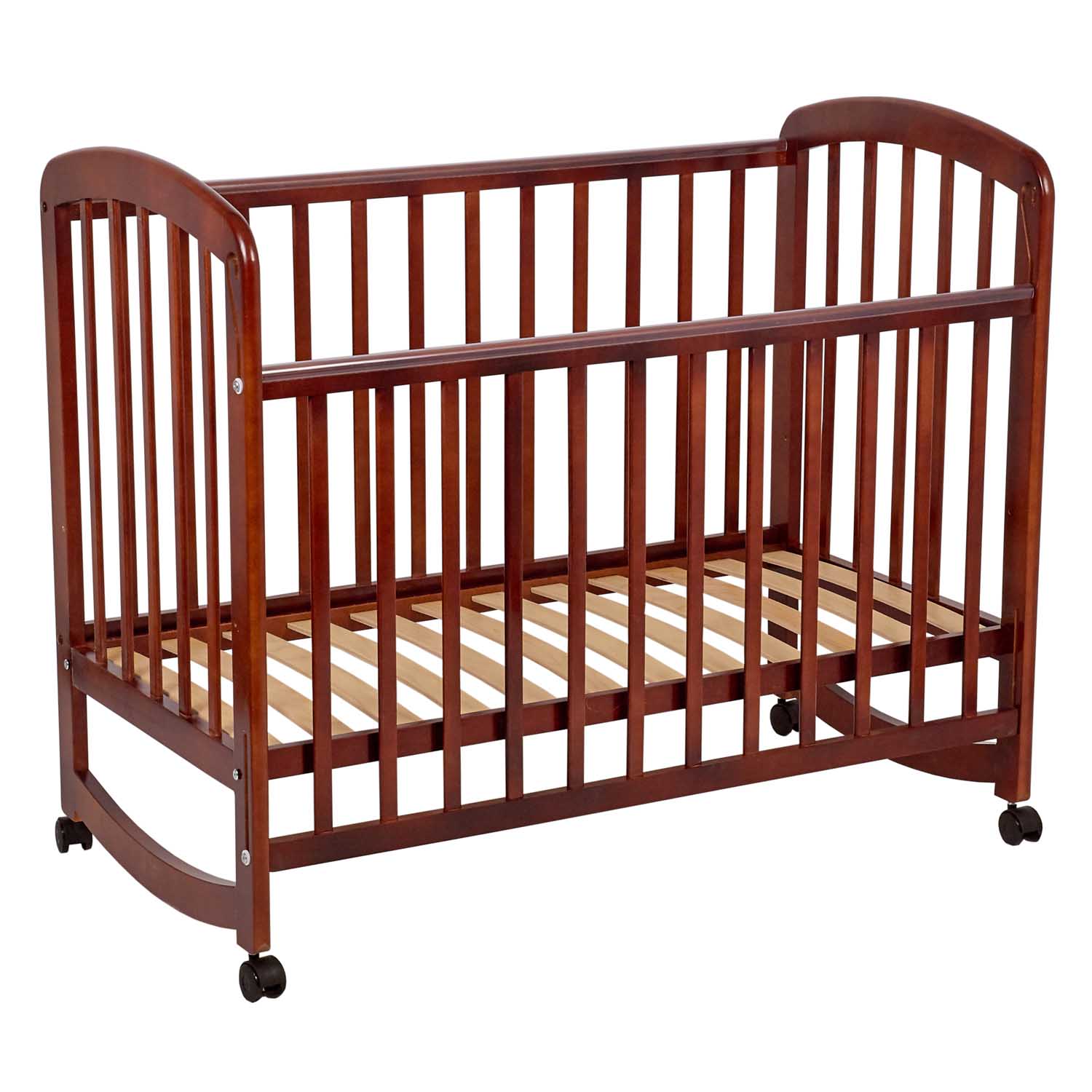 Детская кроватка Фея прямоугольная, без маятника (орех) - фото 1