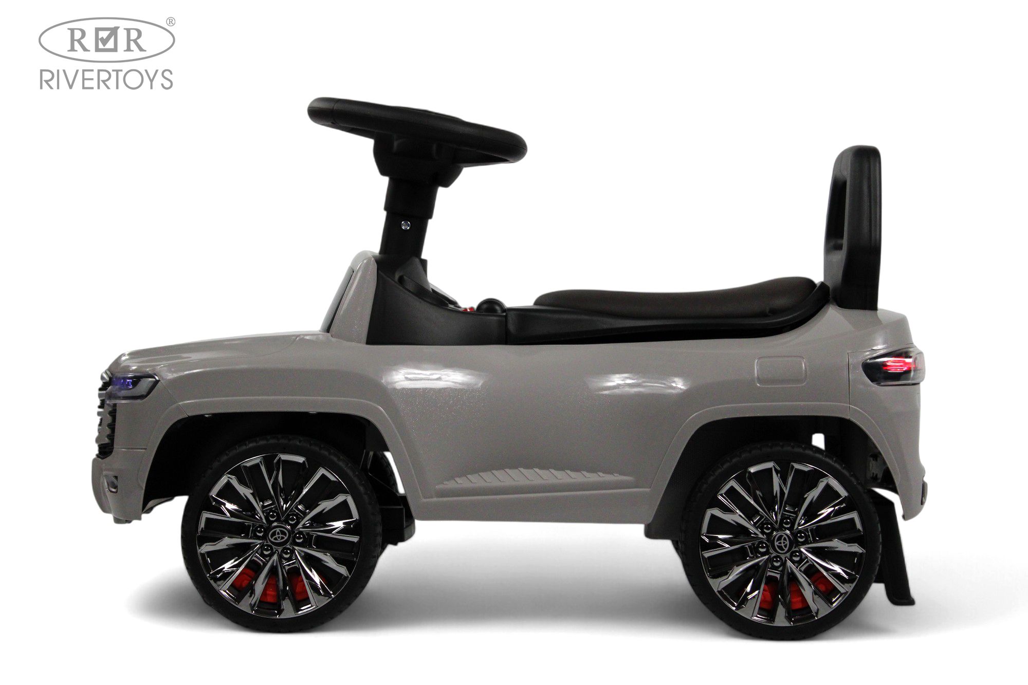 Каталка RIVERTOYS Z002ZZ-D-GREY серый - фото 4