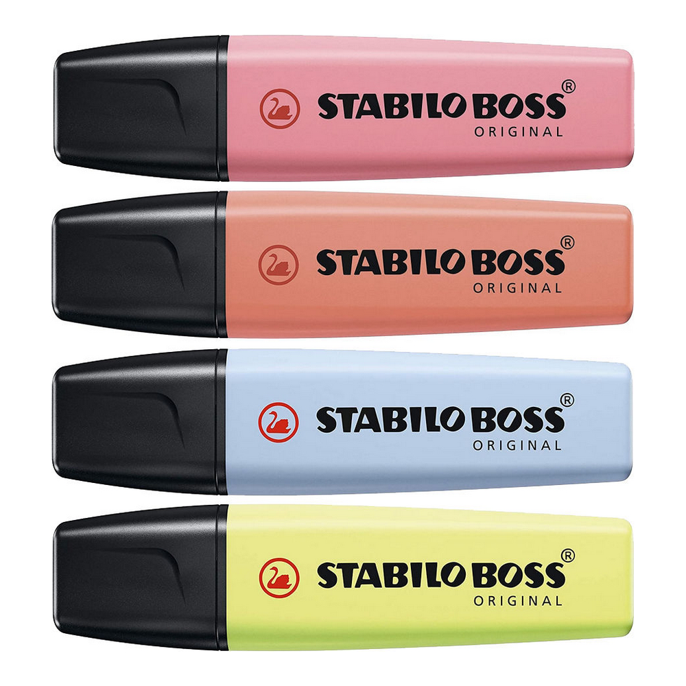 Текстовыделители STABILO 4 цв. - фото 3