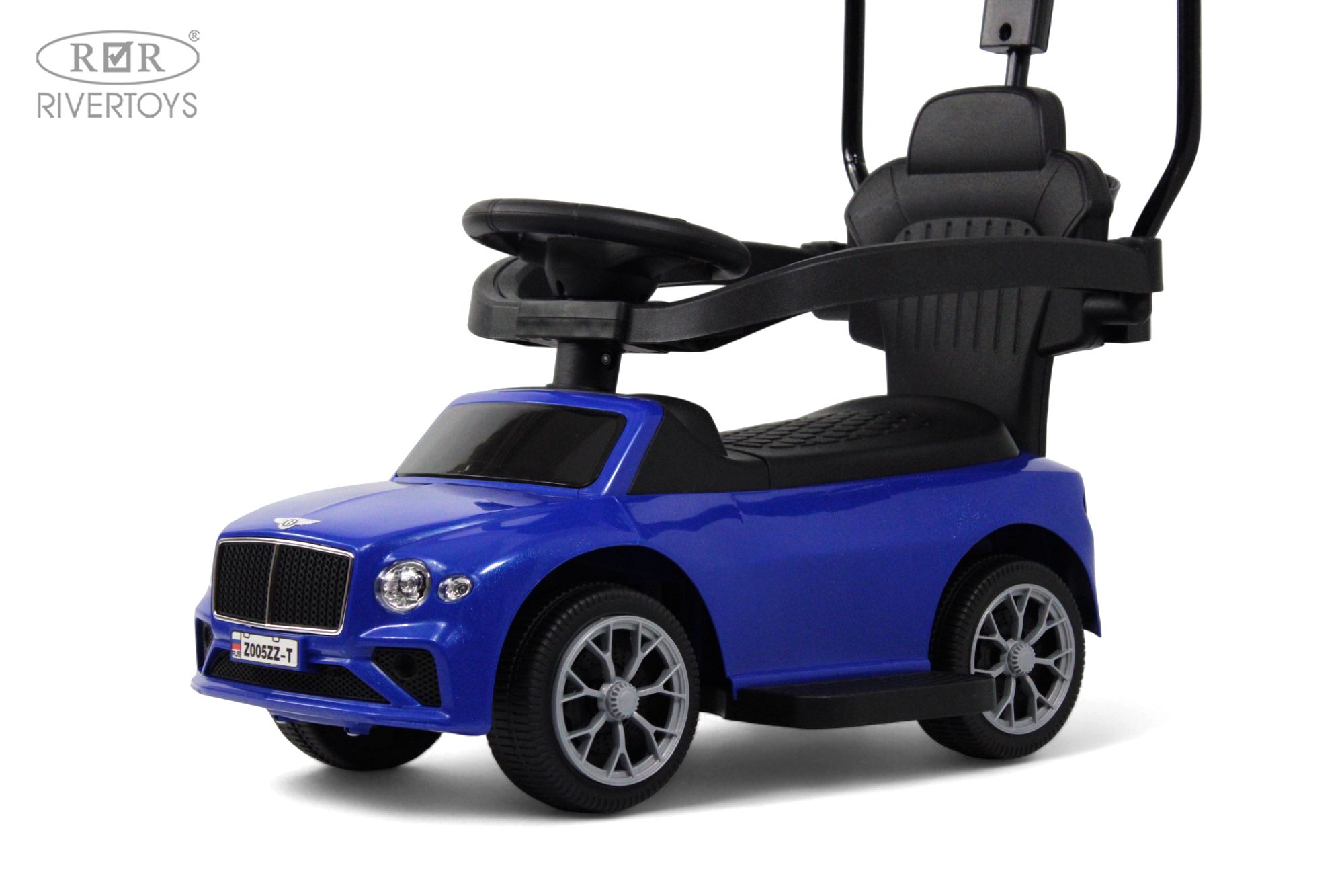 Каталка RIVERTOYS Z005ZZ-T-BLUE синий - фото 8