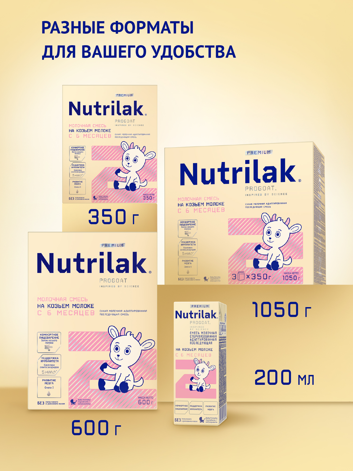 Смесь молочная сухая Нутрилак (Nutrilak) 2 Premium на козьем молоке 600г - фото 16