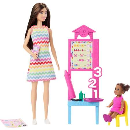 Кукла модельная Barbie Кем быть? Учительница