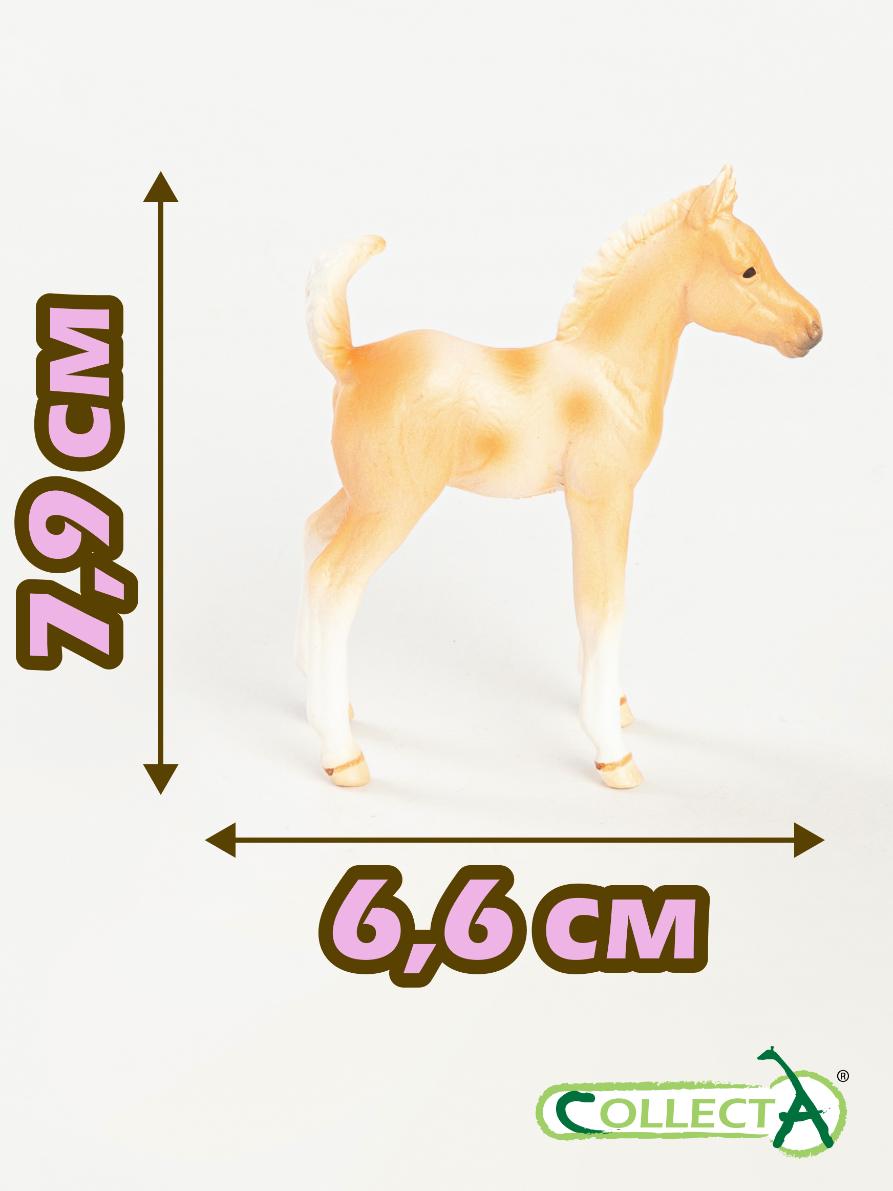 Фигурка Collecta Жеребёнок Пинто Паломино - фото 2