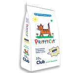 Наполнитель для кошек PrettyCat Wood Granules древесный 10кг
