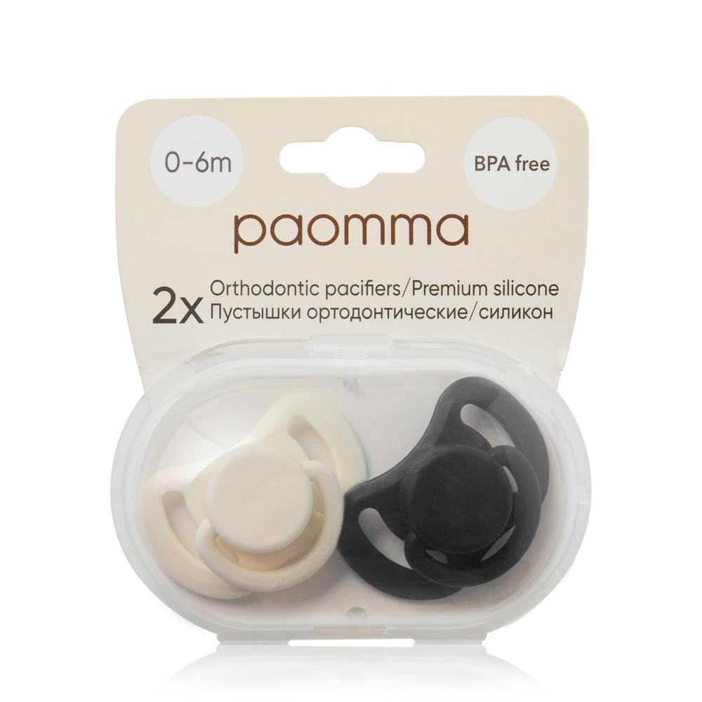 Пустышка Paomma силикон от 0 мес. 2 шт. - фото 11