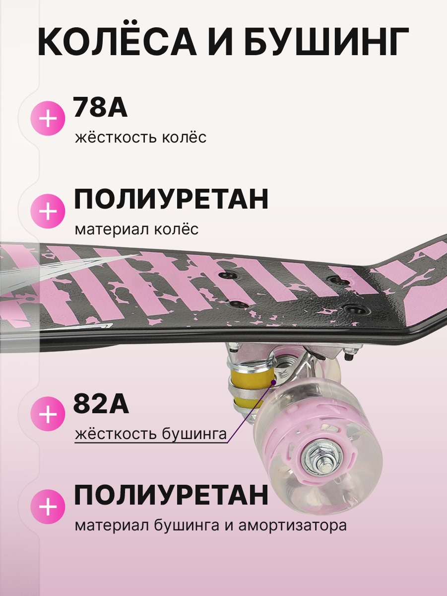 Скейтборд U-TURN 56 см - фото 3