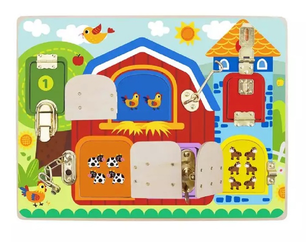 Игрушка Tooky Toy бизиборд - фото 2
