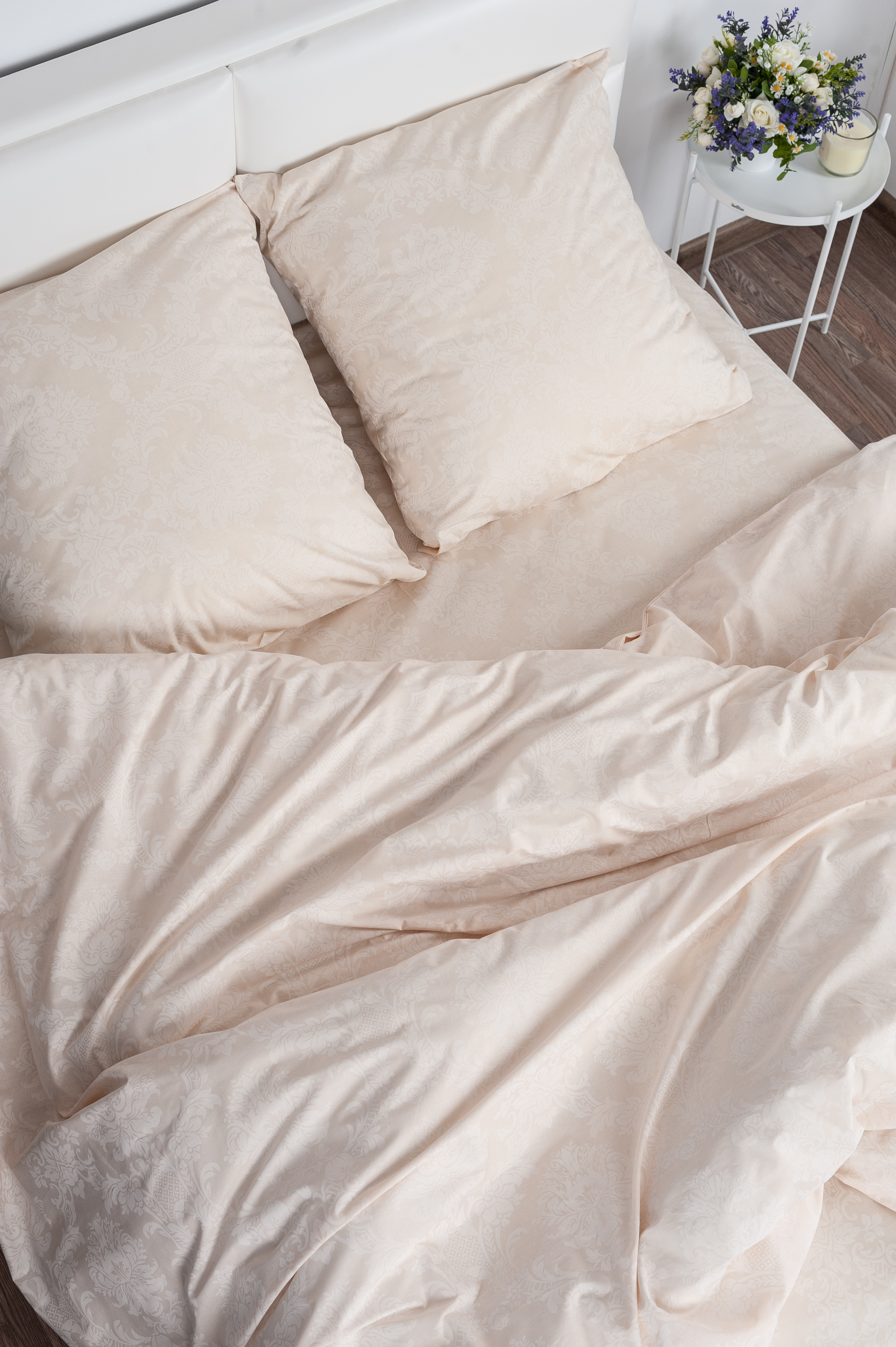 Комплект постельного белья MILANIKA Жемчуг двуспальный 4 предм. - фото 8