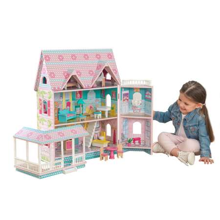 Домик для кукол KidKraft с мебелью