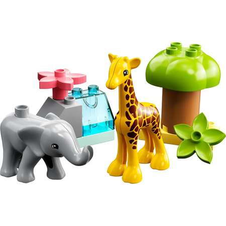 Конструктор LEGO DUPLO Wild Animals of Africa блочный