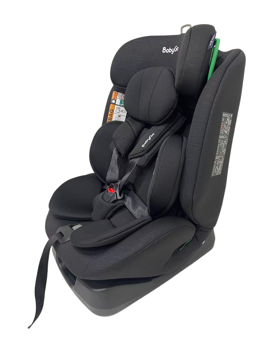 Автокресло BabyGo 4-Stage 0+/1/2/3 (0-36 кг) черный - фото 3