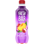 Напиток газированный Fresh Bar Lychi Peachy пэт 0.48л