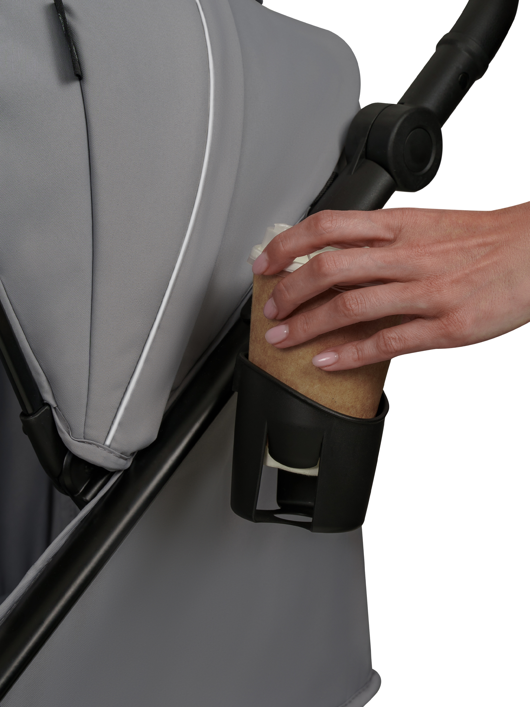 Коляска прогулочная JOVOLA Selena SL, всесезонная серый - фото 37