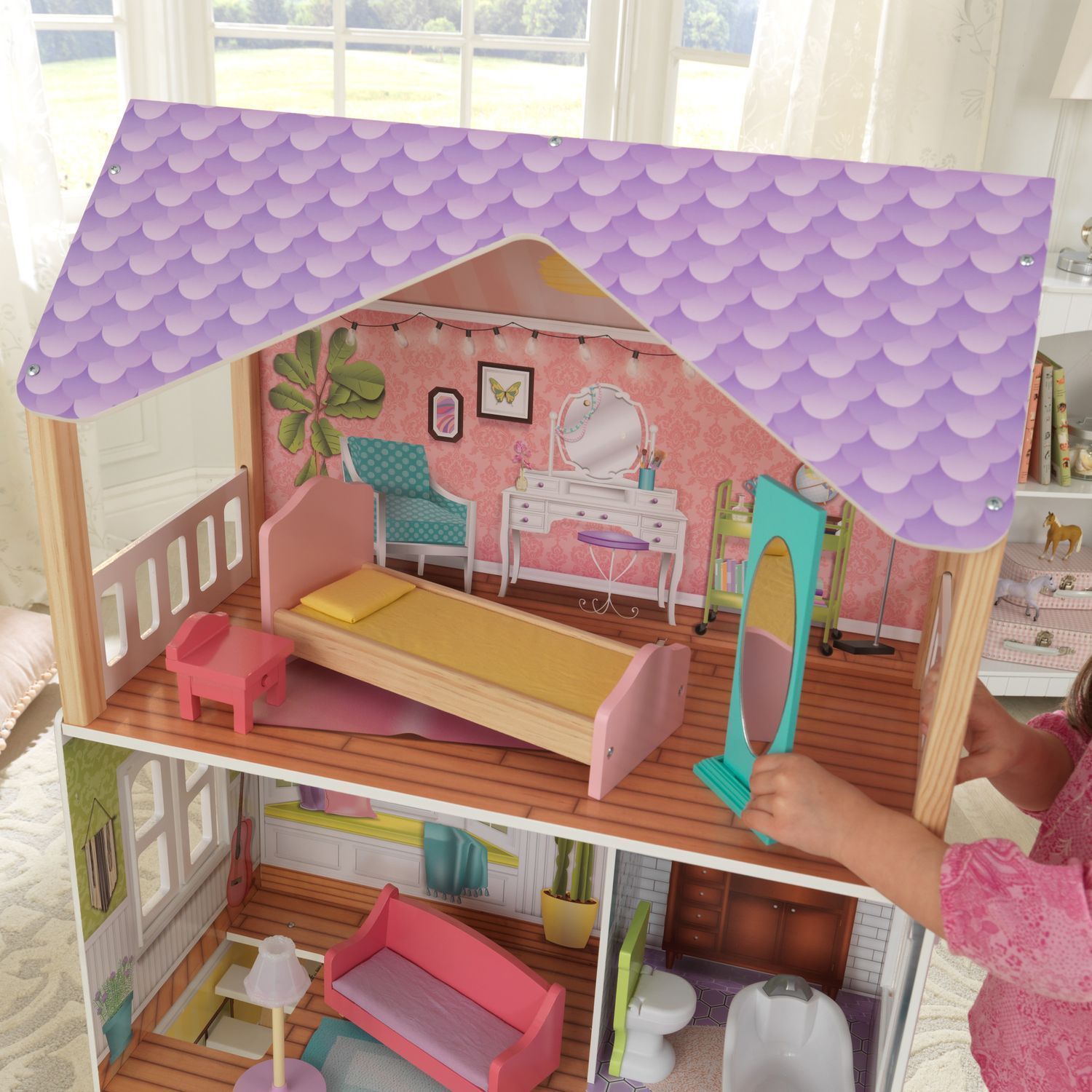 Домик для кукол KidKraft с мебелью 65959_KE - фото 7