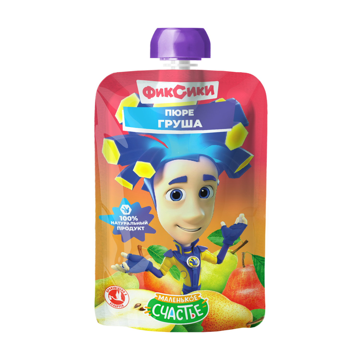 Пюре Фиксики Груша с 4 мес 90 г - фото 1