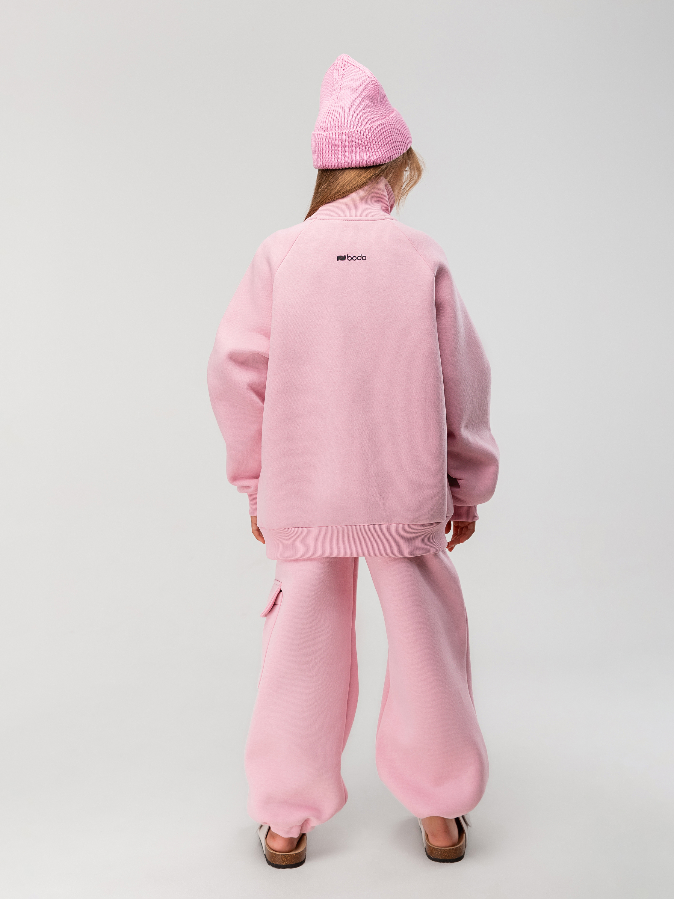 Толстовка и брюки Bodo 46-107MU_розовый - фото 4