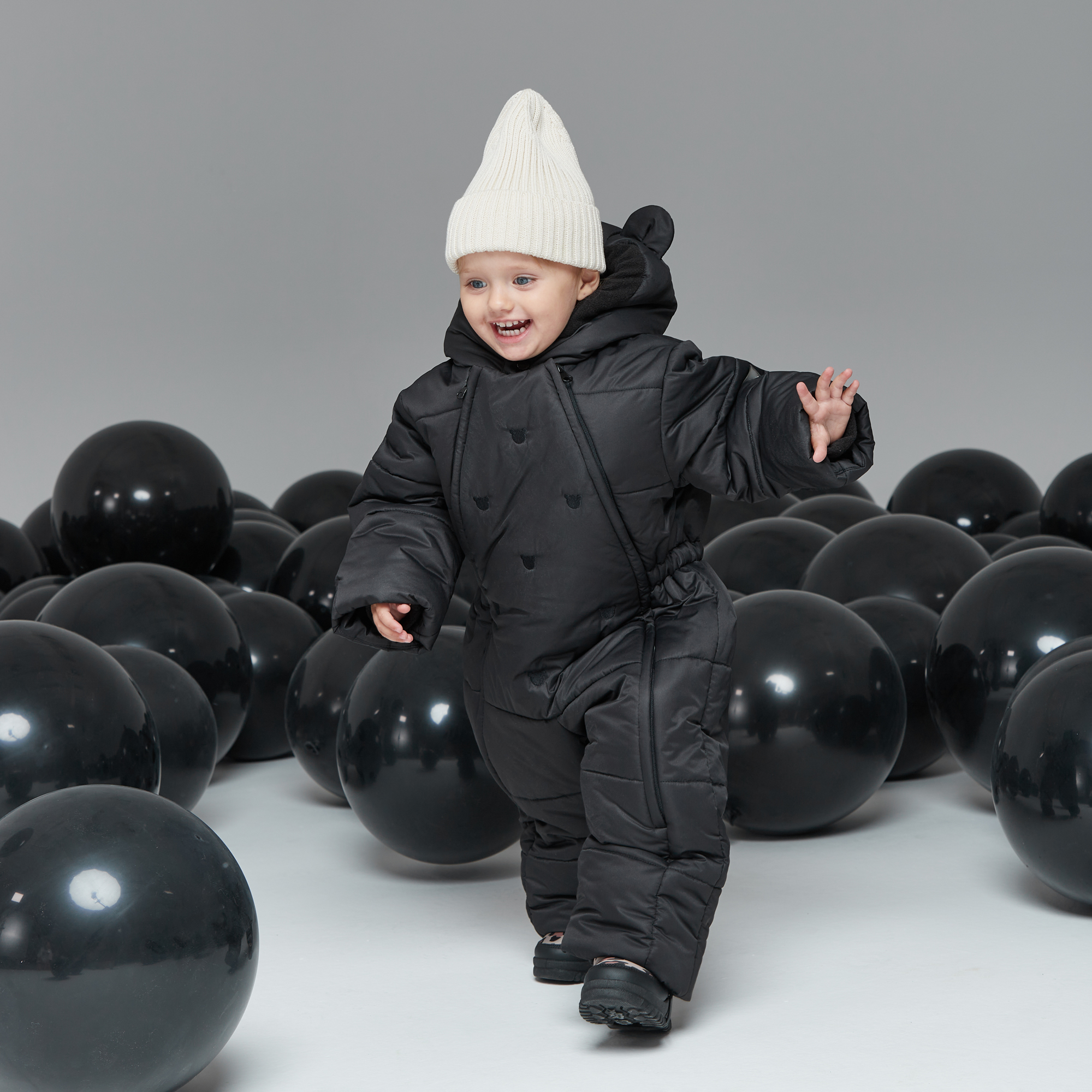 Комбинезон Happy Baby 89045-true black - фото 15