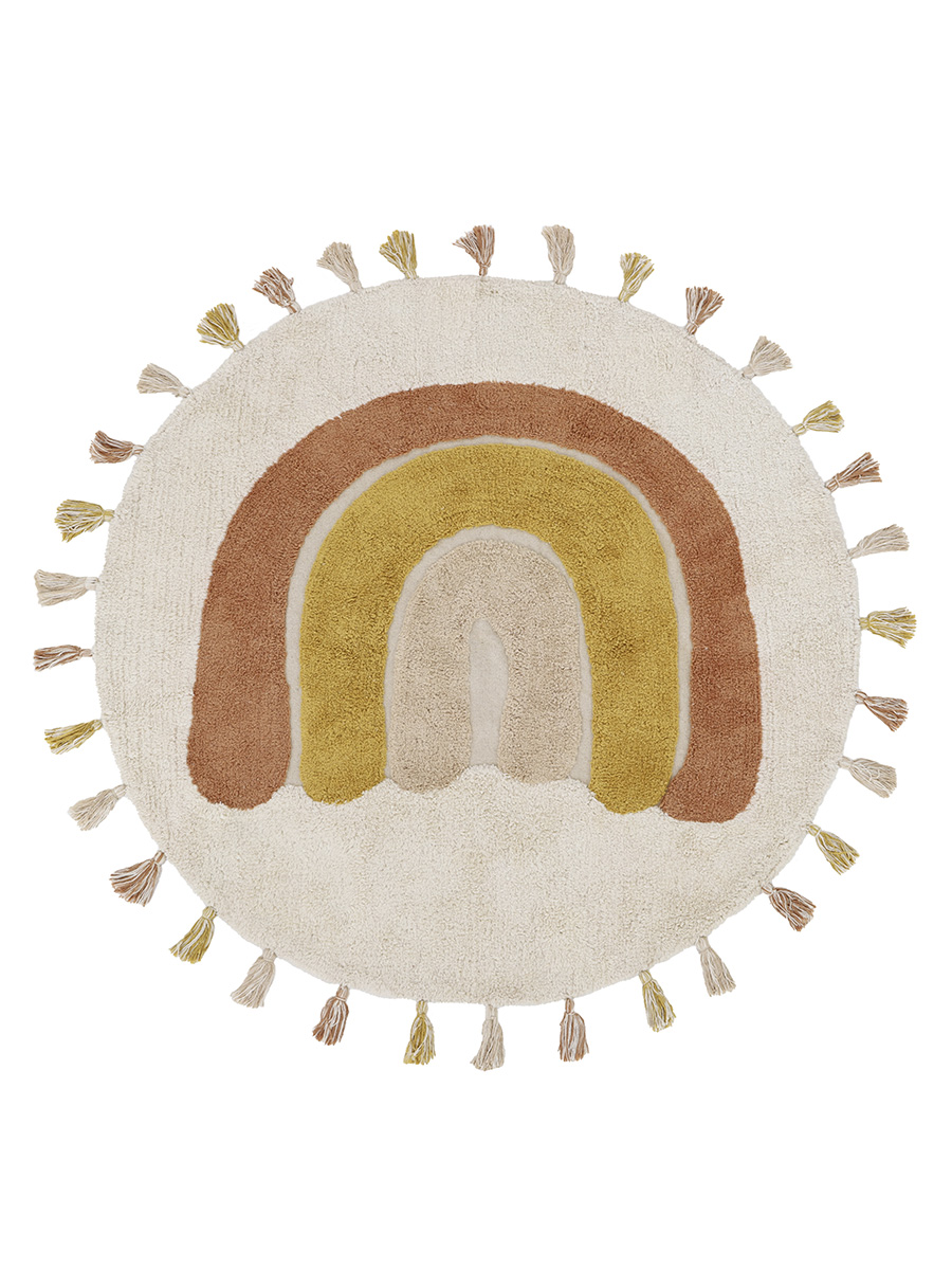 Изображение товара Ковёр Nattiot Радуга ириска 110 x 110 см