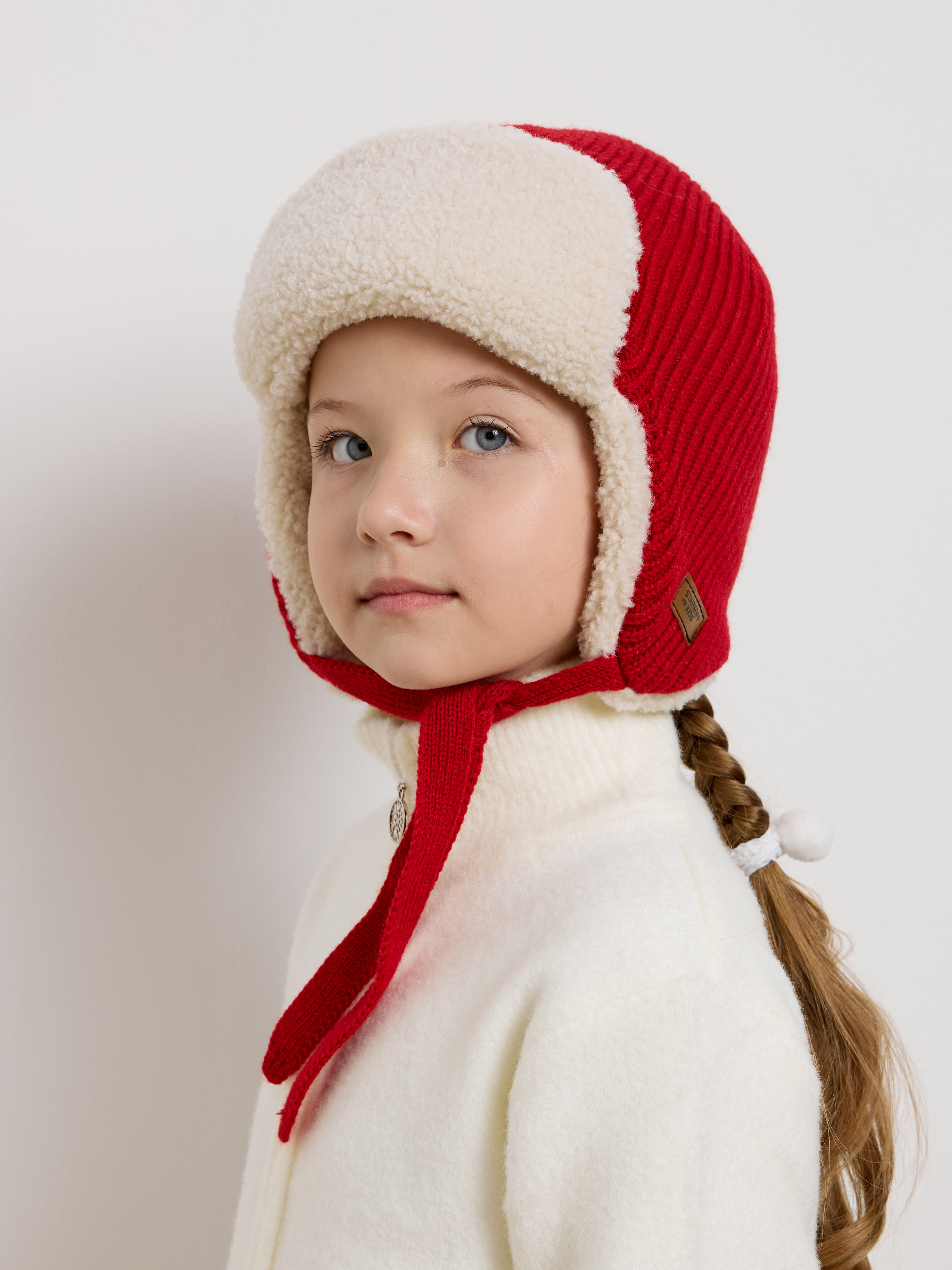 Шапка-ушанка Starkoff Kids Д301122/15 - фото 8