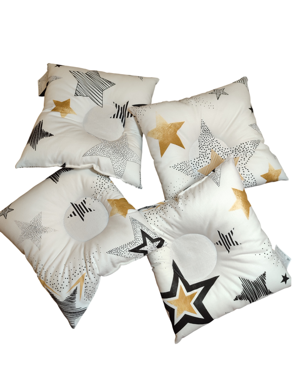 Подушка для новорожденных ЗАСЫПАЙКА рисунок звездопад 24 x 27 см - фото 9