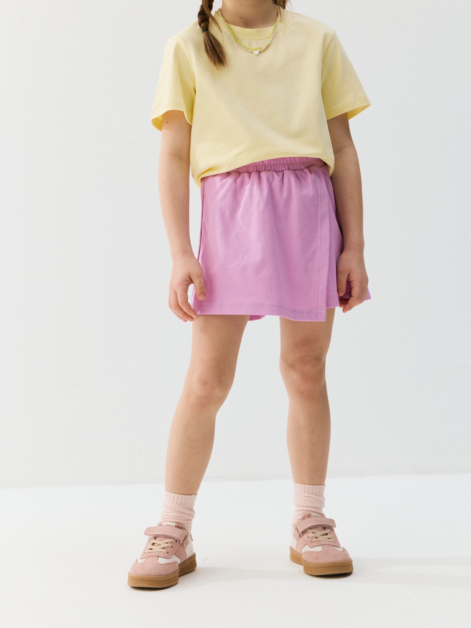 Юбка-шорты BUNGLY 1R9808/Сиреневыйкрокус - фото 1