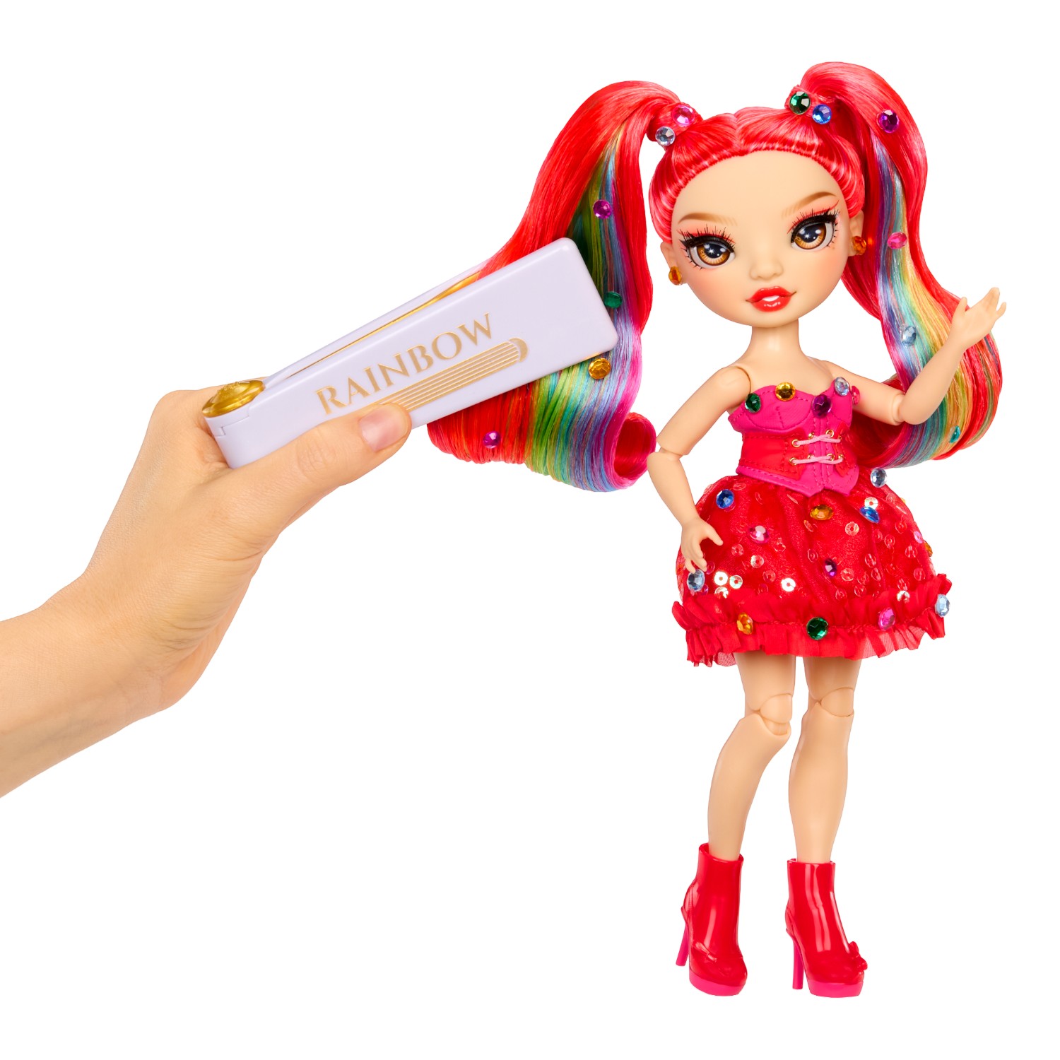 Кукла модельная Rainbow High Dazzling Вивьен красная с акс. 70779 - фото 7