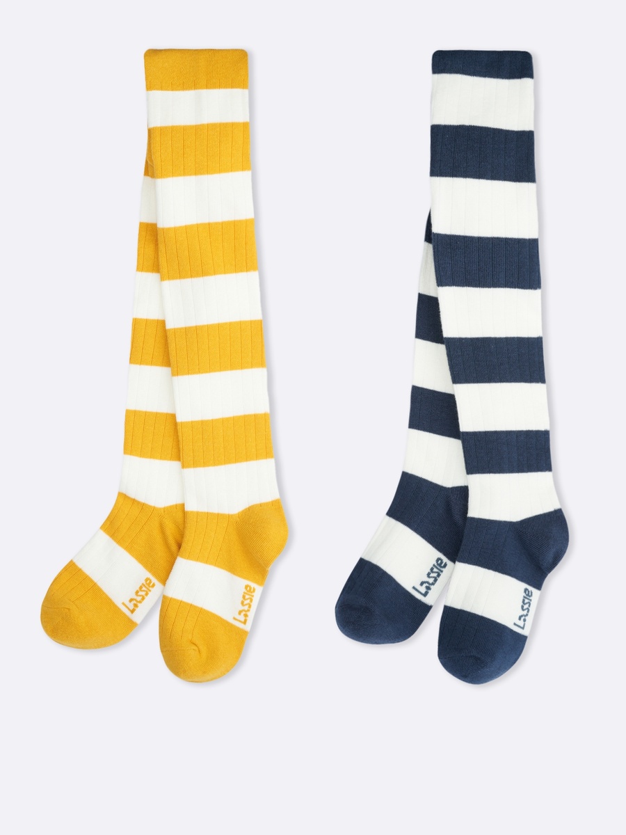 Изображение товара Набор из двух пар колготок Lassie 110 в рубчик хлопок для комфортной носки