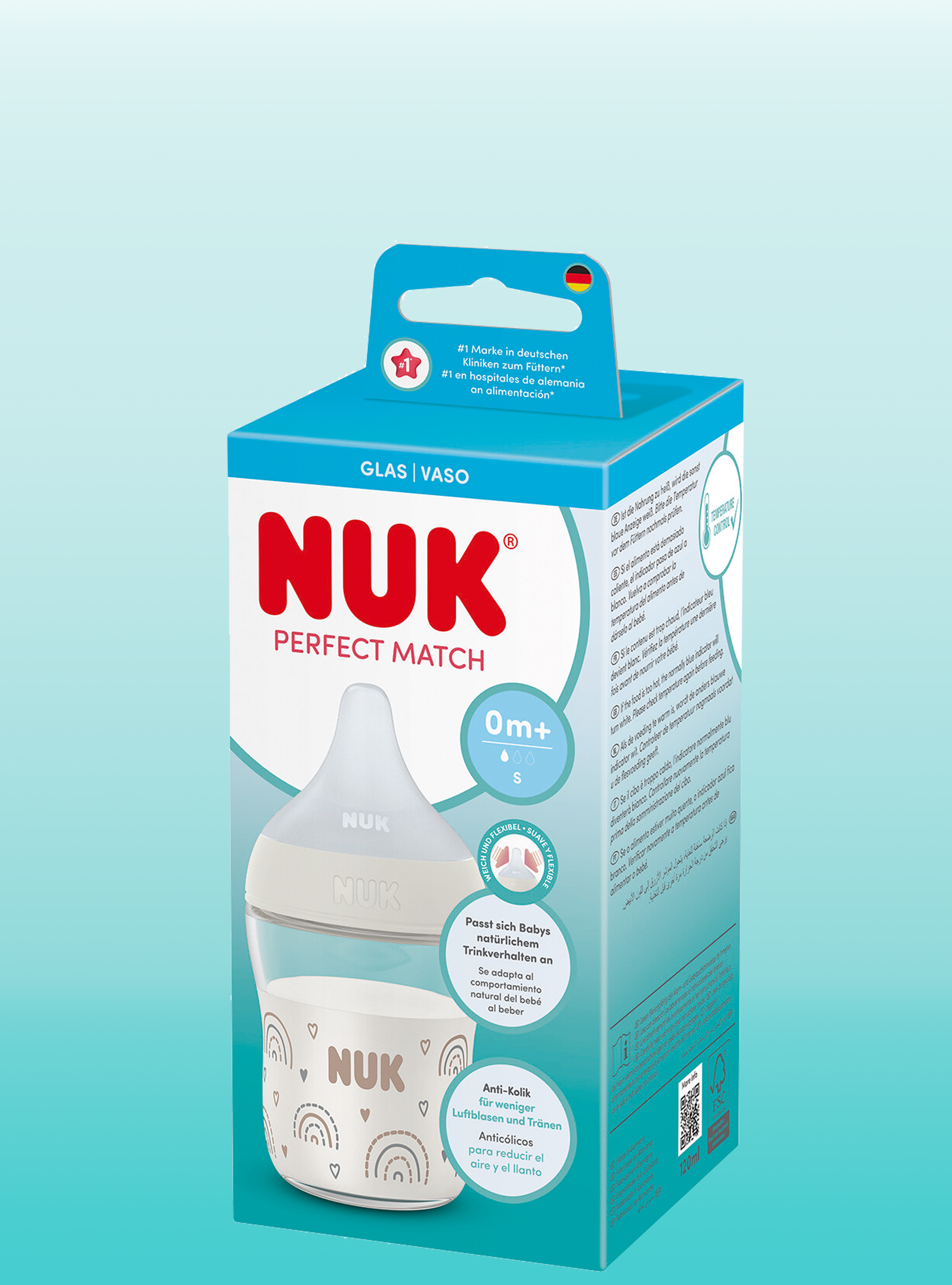Бутылочка Nuk 120 мл 1 шт. - фото 2
