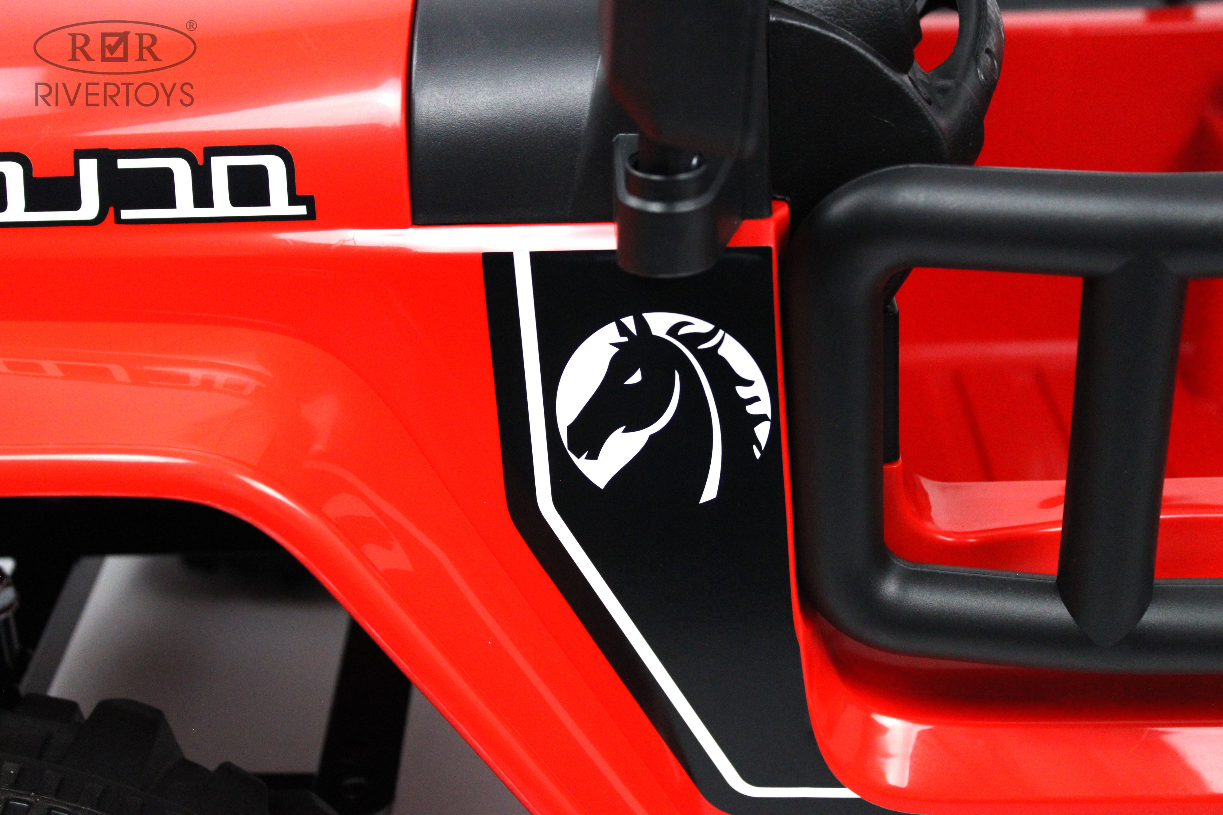 Электромобиль RIVERTOYS T222TT-4WD-RED С пультом ДУ - фото 20