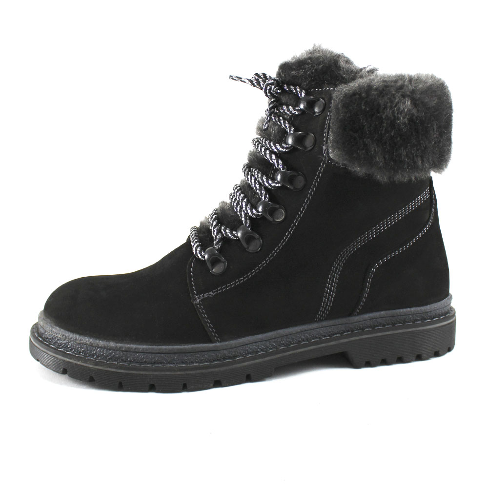 Ботинки BEST.A 274/02-СВ BEST.A Ботинки женские,черный нубук - фото 1