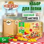 Пластилин Лепи легко Kitchen Europian воздушный в ассортименте
