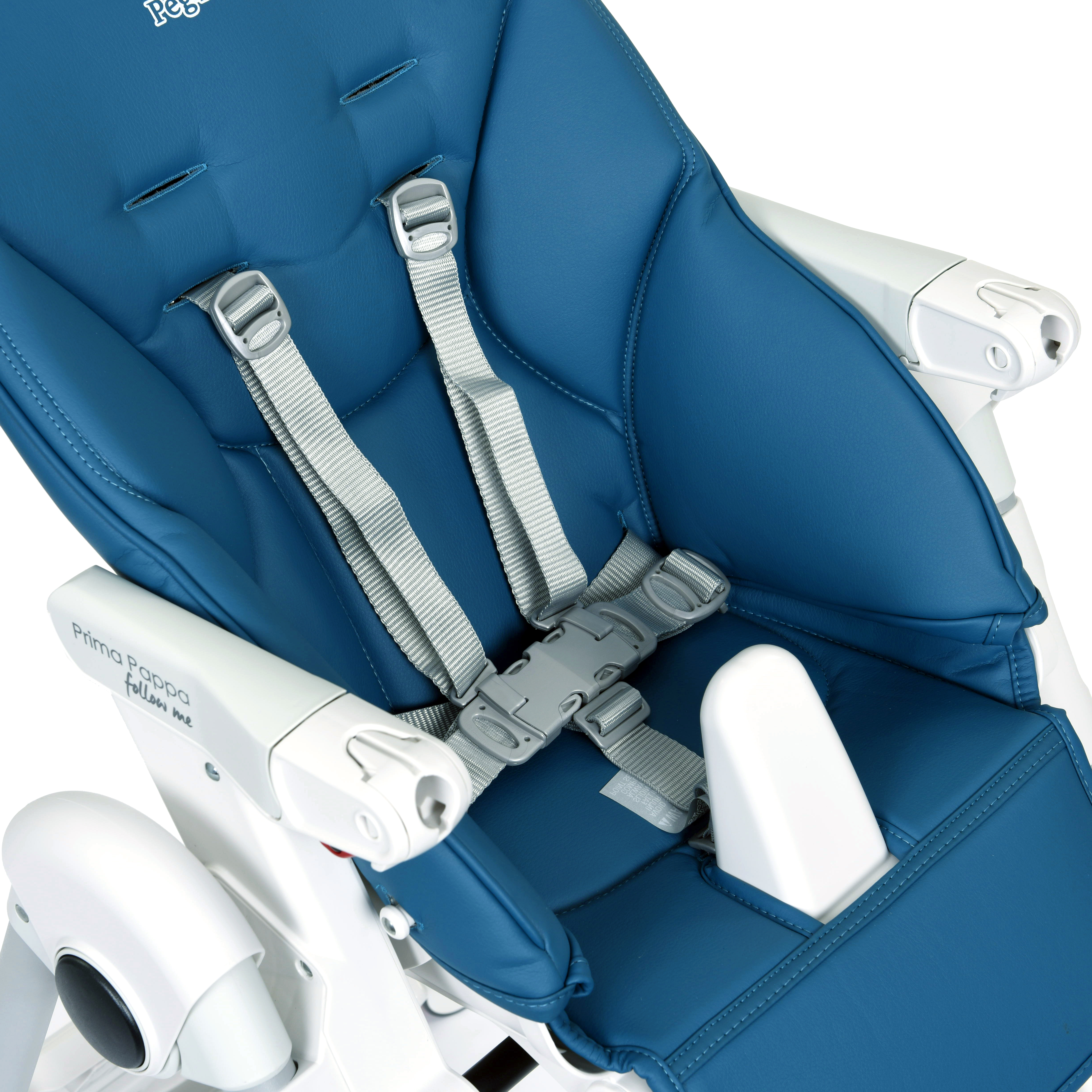 Стульчик для кормления Peg-Perego Prima Pappa Follow Me синий - фото 14