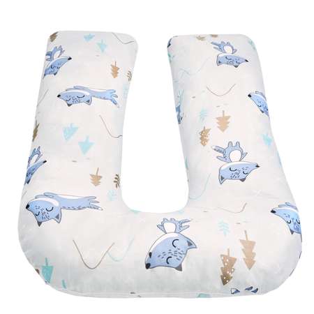 Подушка для беременных Amarobaby Серый волк U-образная ABDM-40U-VL