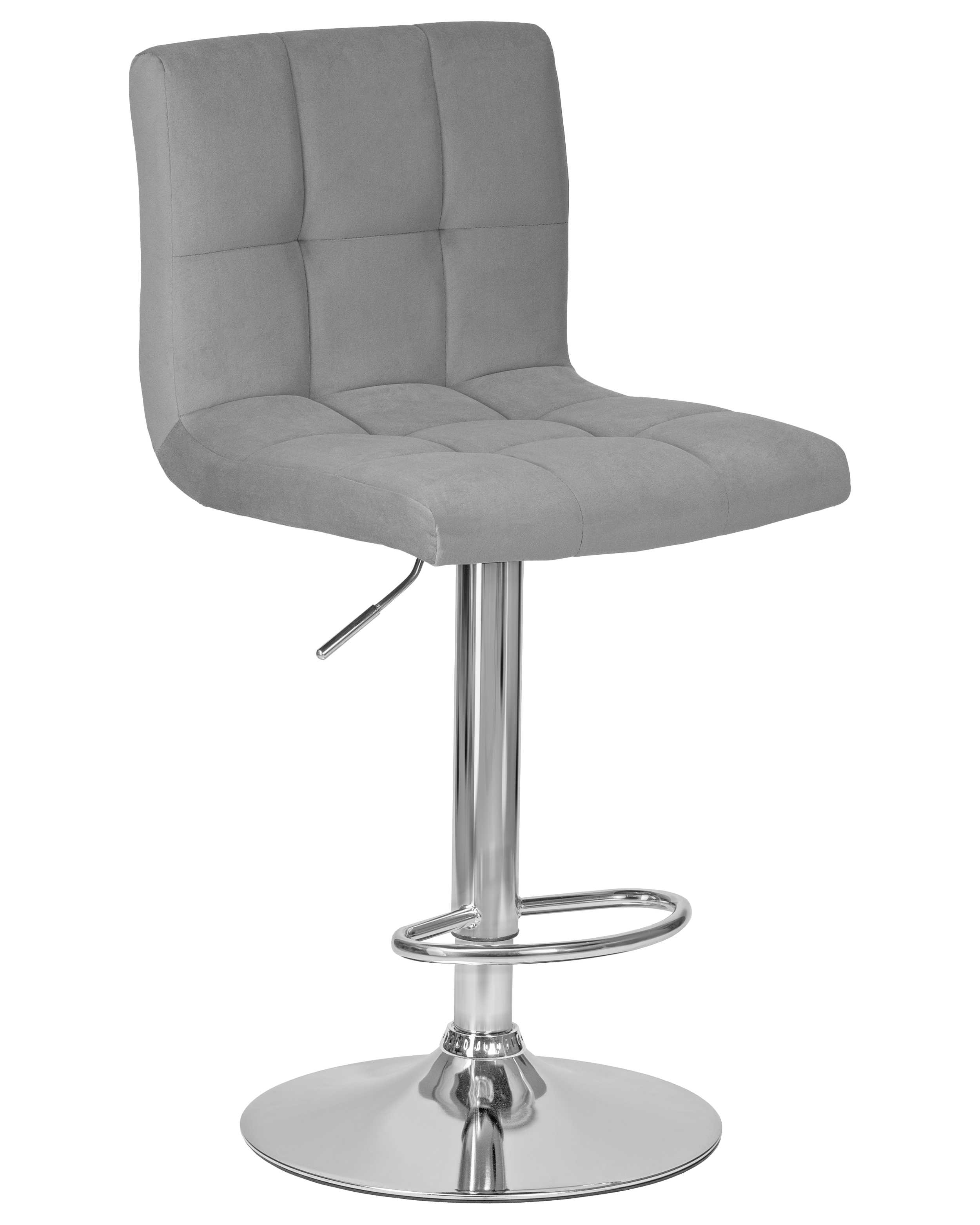 Изображение товара Барный стул DOBRIN CANDY из искусственного велюра с регулировкой высоты