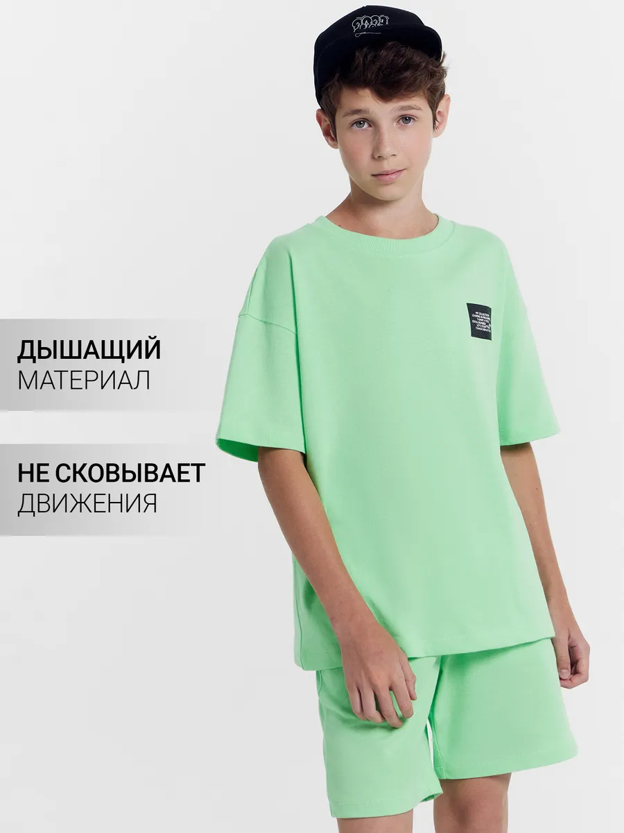 Костюм Mark Formelle (Марк Формэль) 393333/св.зеленый +печать - фото 3