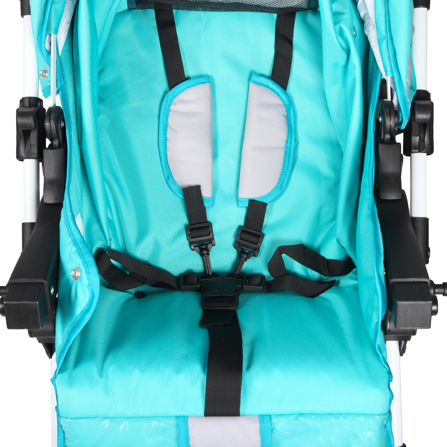 Коляска трансформер Babyton Blue голубой - фото 13